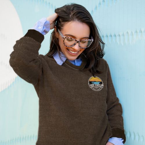 Adult Corduroy Sweatshirt - Full Color