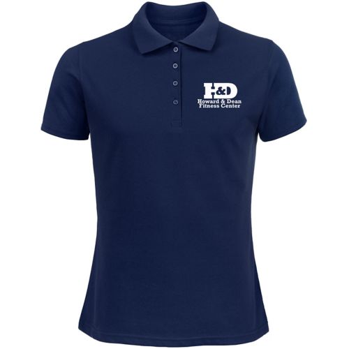 Screen Printed Ladies 50/50 Polo Shirt