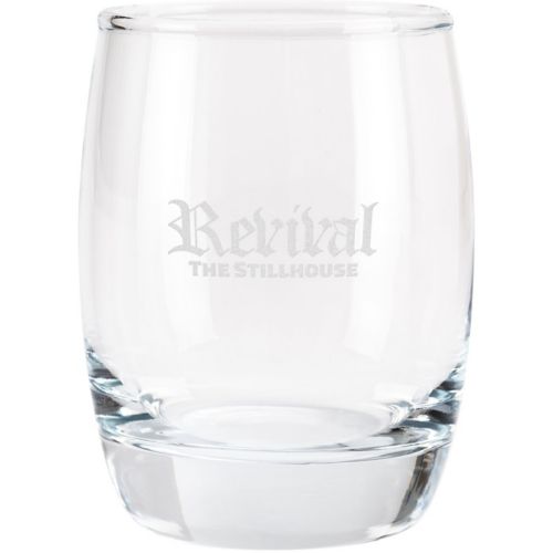 Etched Whiskey Glass 6 oz