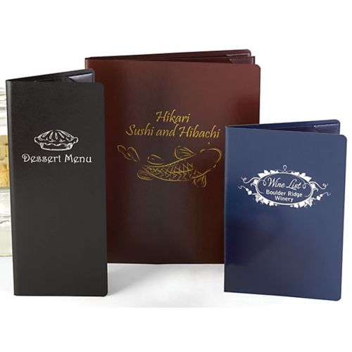 Leatherette Cover-Single View 5.5 x 8.5"