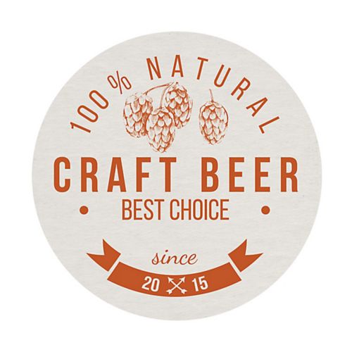 Round Coaster - Foil Print