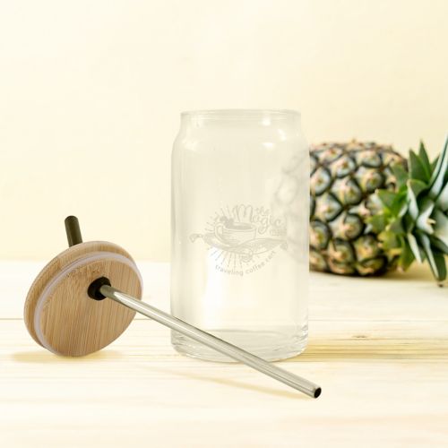 POD Etched Can Glass 16 Oz.