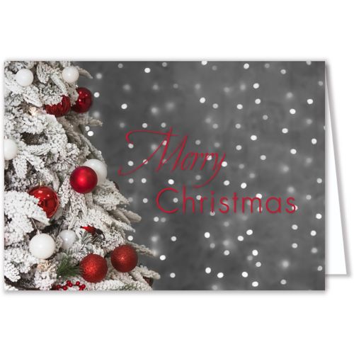 Pop Of Red Holiday Card