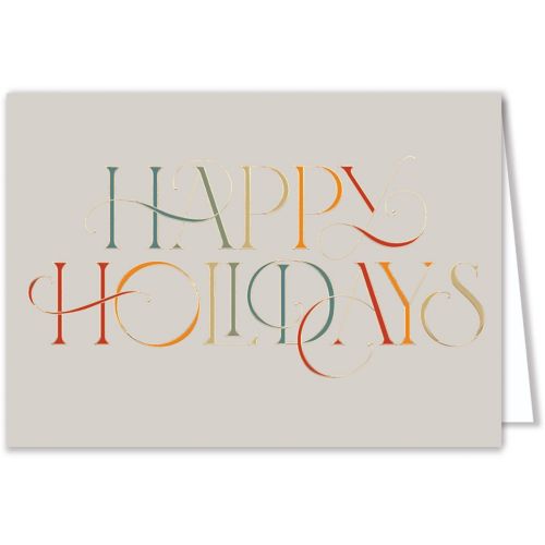 Colorful Holidays Card