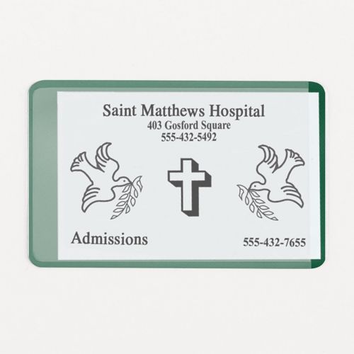 Vinyl Single Business Card Holder