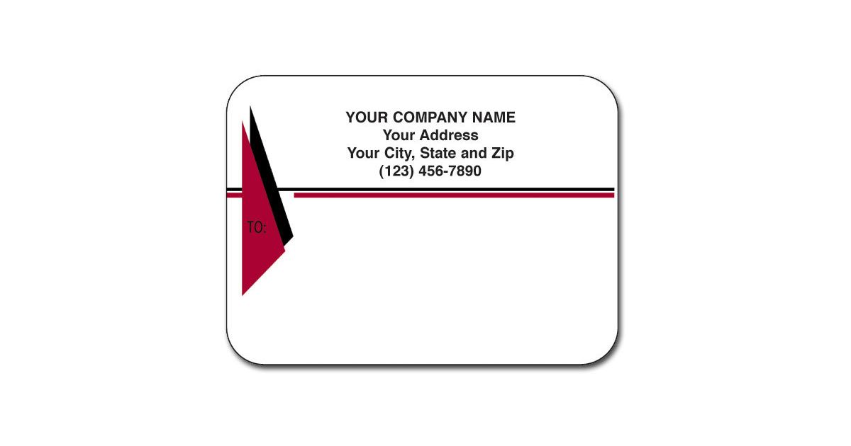 Matte Mail Labels Flat | Amsterdam Printing