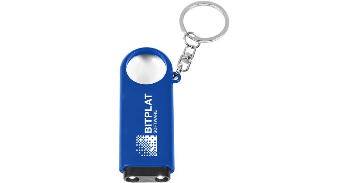 Magnifier And Led Light Key Chain | Amsterdam Printing