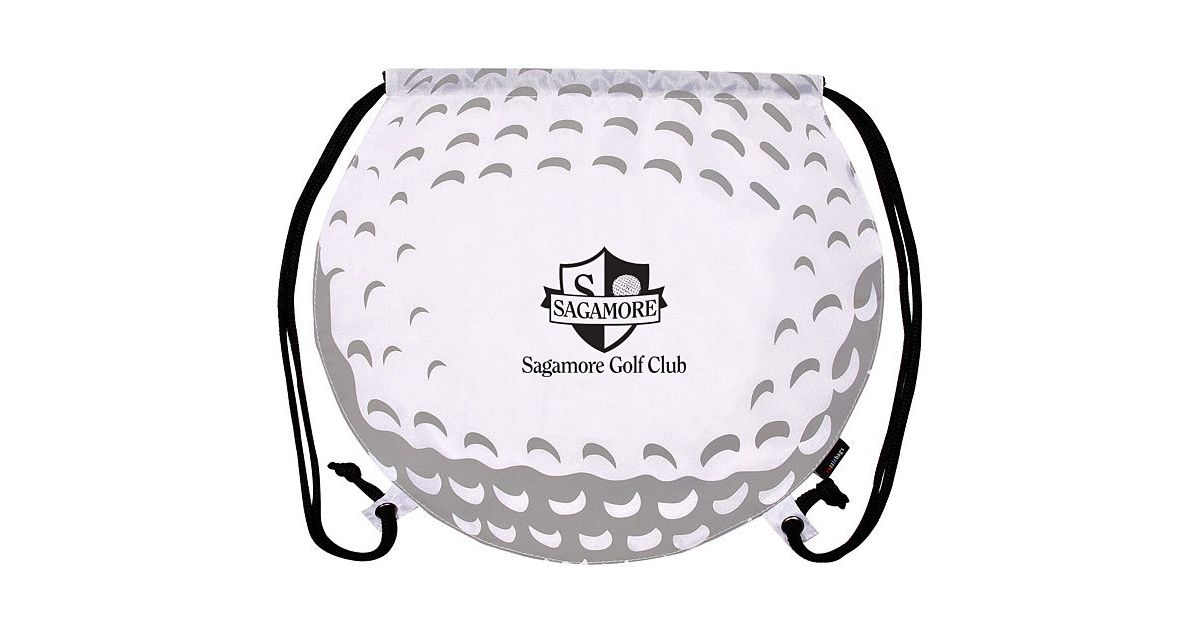Gametime Golf Ball Drawstring Backpack | Amsterdam Printing