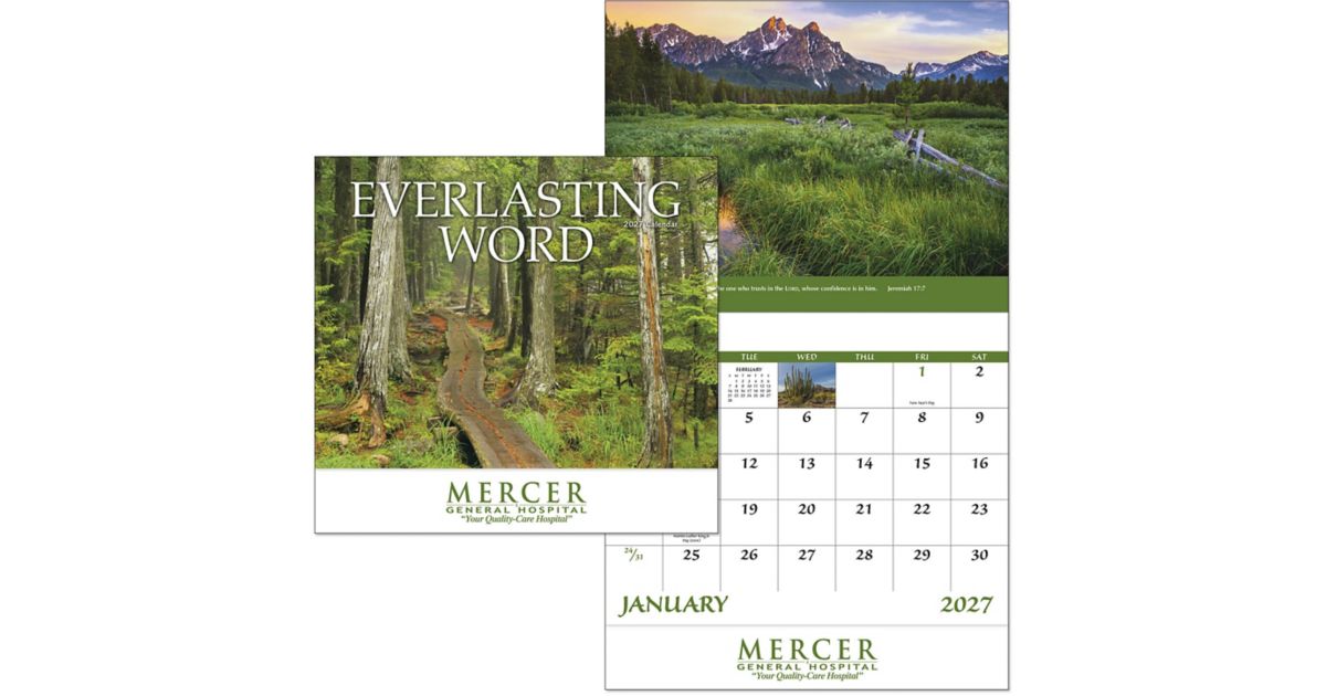Everlasting Word Stapled Wall Calendar | Amsterdam Printing