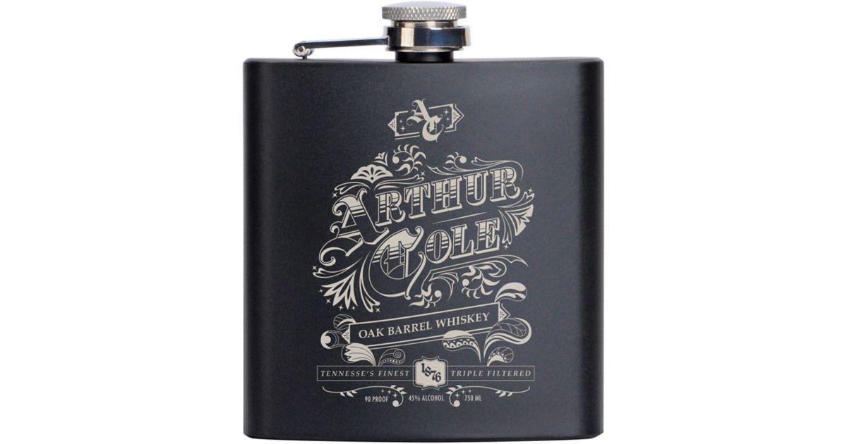 Saratoga Stainless Flask 6 Oz | ADG Promo