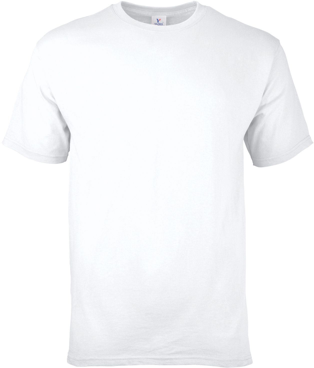 100% COTTON T-SHIRT-WHITE(SCREENED) 1