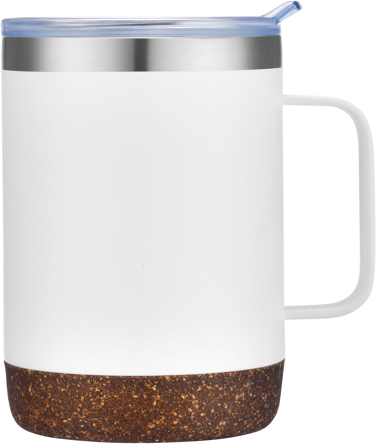 SARATOGA POWDER COATED CORK BOTTOM MUG 12 OZ 1