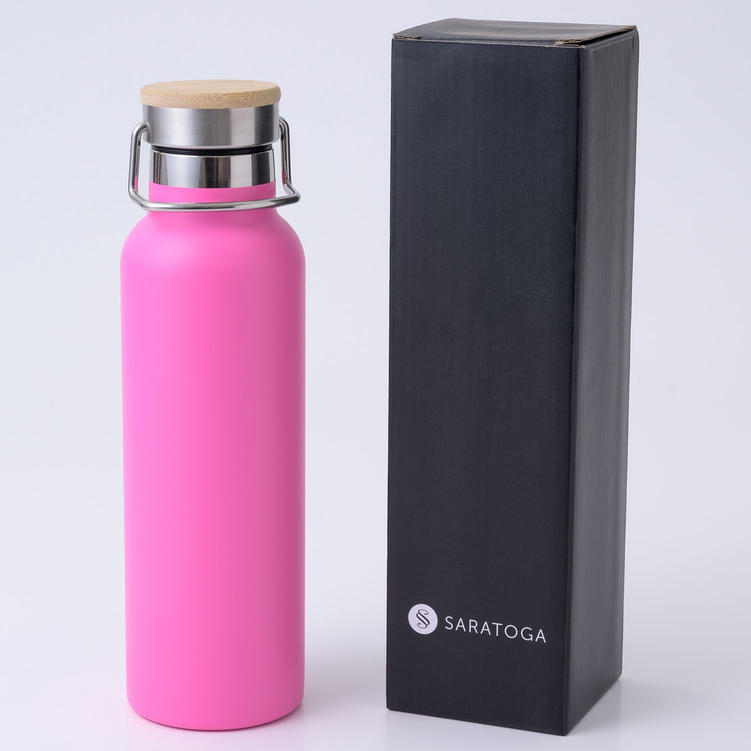 SARATOGA SPIRIT BRITE STAINLESS WATER BOTTLE 20 OZ 1