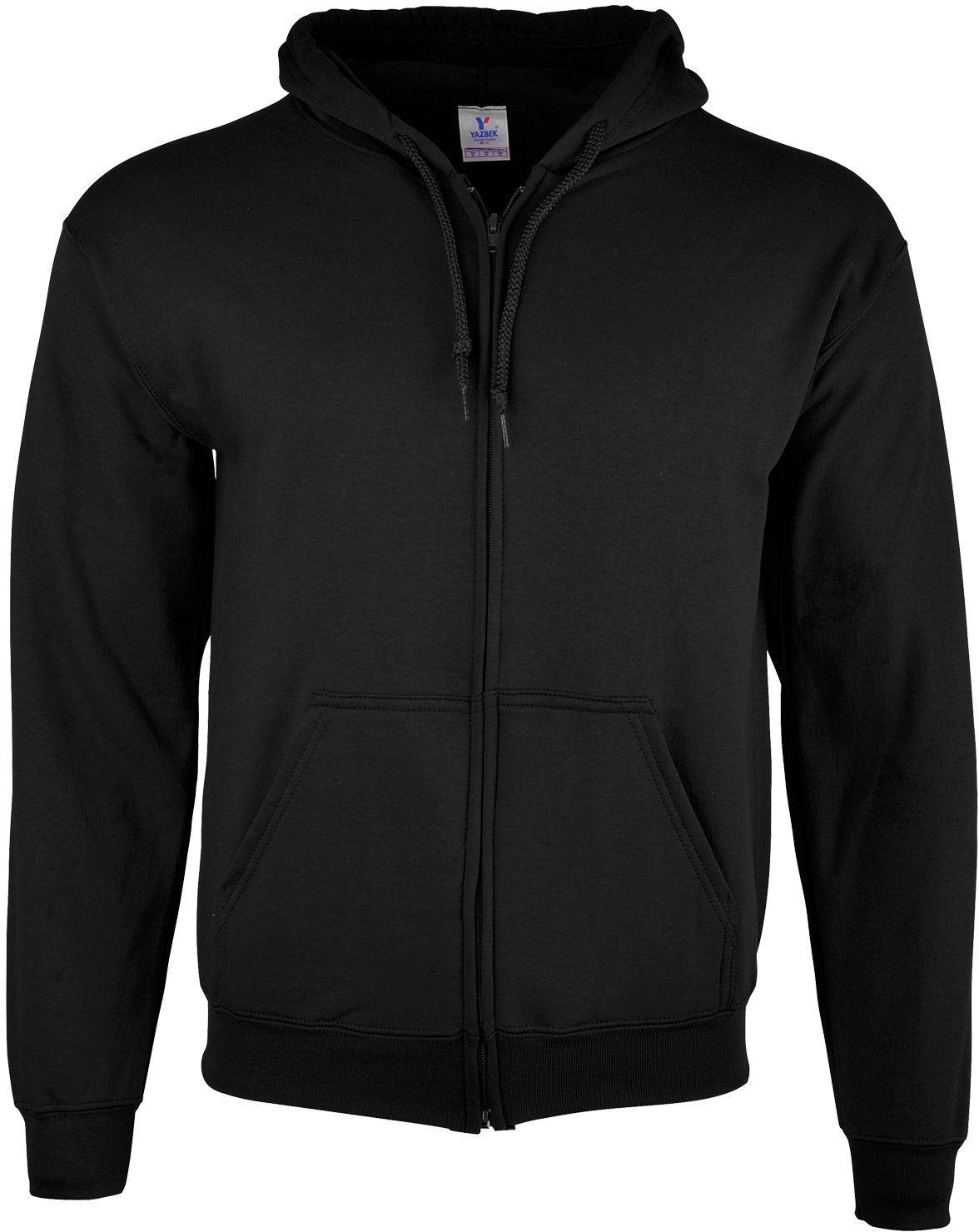ZIPPERED HOODIE - SCREEN PRINT 1