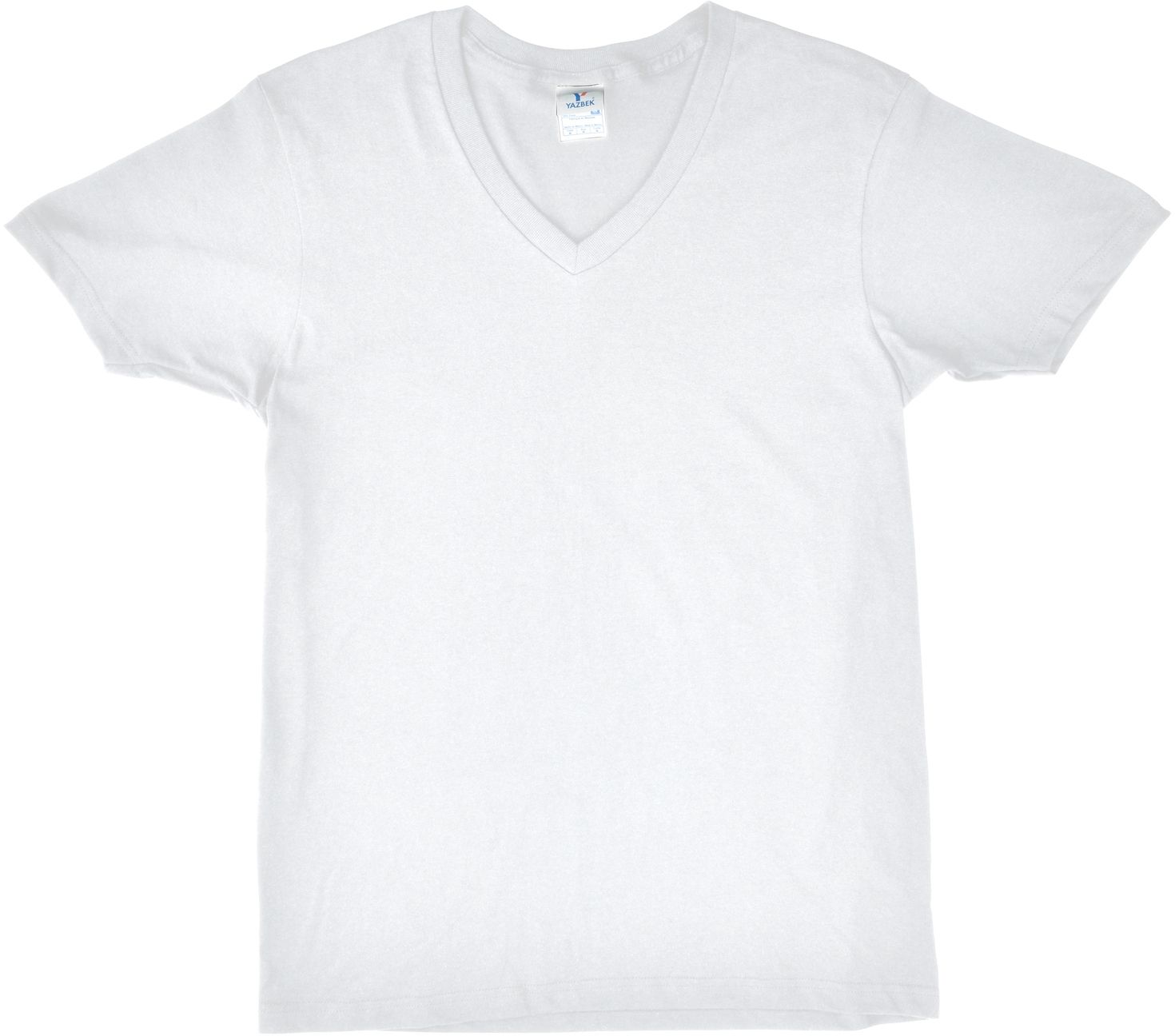 FULL COLOR MENS 100% COTTON V-NECK T-SHIRT 1