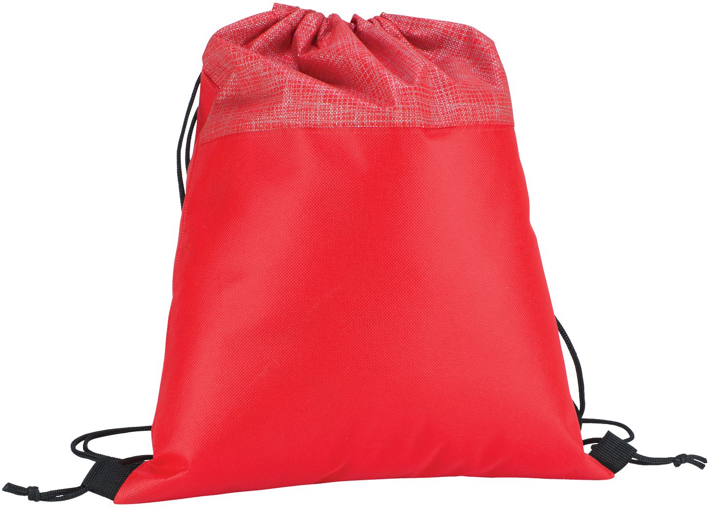 SILVER TONE DRAWSTRING BAG 1
