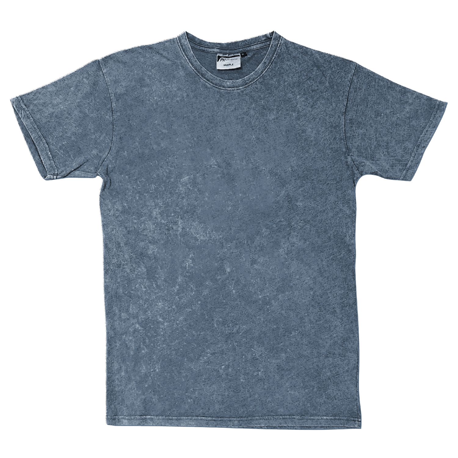 ACID WASH SHORT SLEEVE T-SHIRT - EMBROIDERED 1