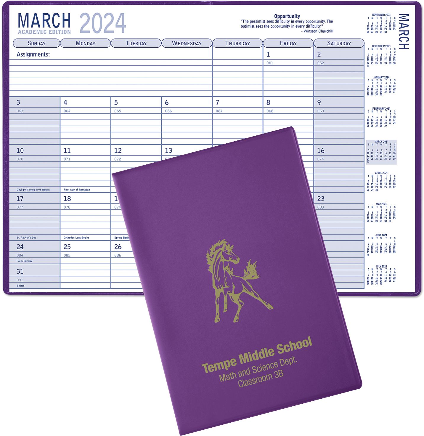 LEXINGTON 7X10 ACADEMIC PLANNER 2