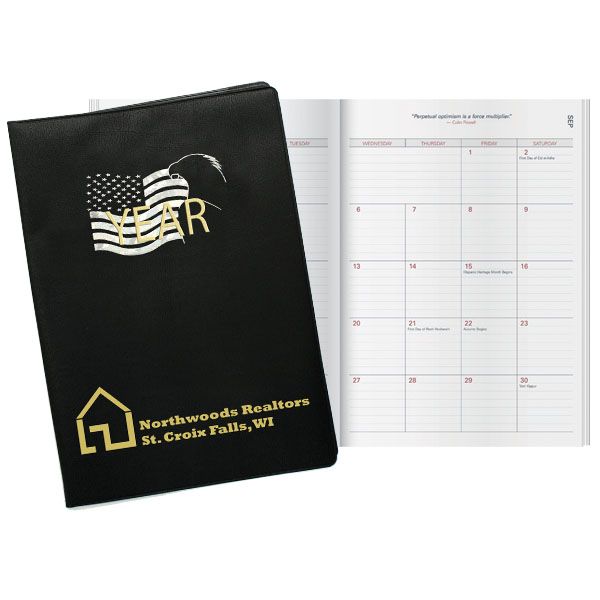 RIDGEMONT CLASSIC MONTHLY DESK PLANNER 7X10 4