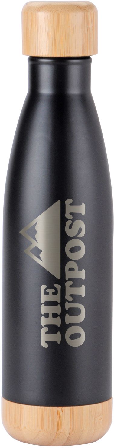VOYAGER BOTTLE WITH BAMBOO BASE & LID 17 OZ 4
