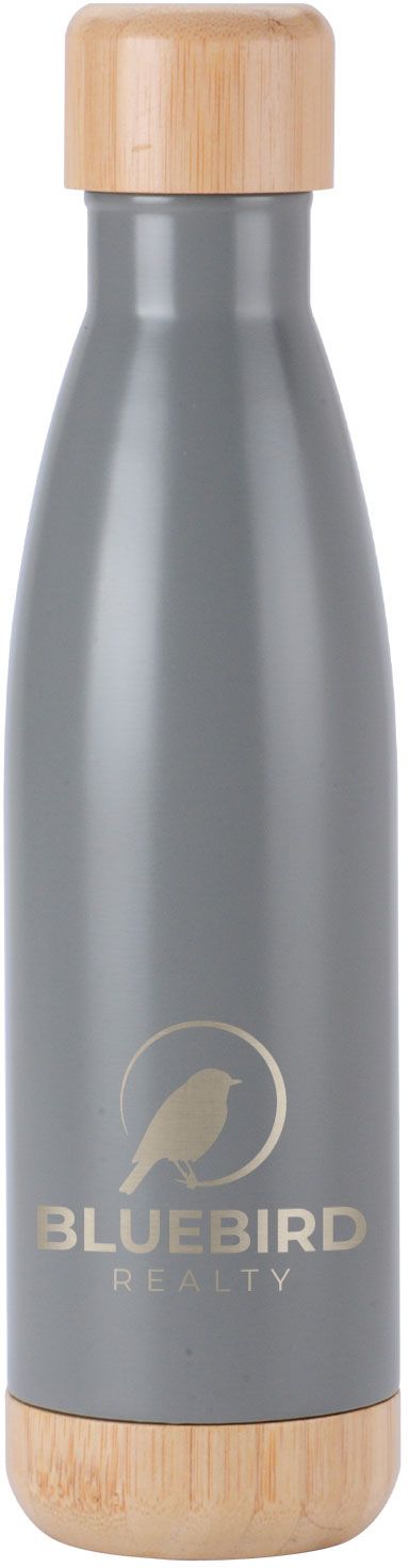 VOYAGER BOTTLE WITH BAMBOO BASE & LID 17 OZ 6