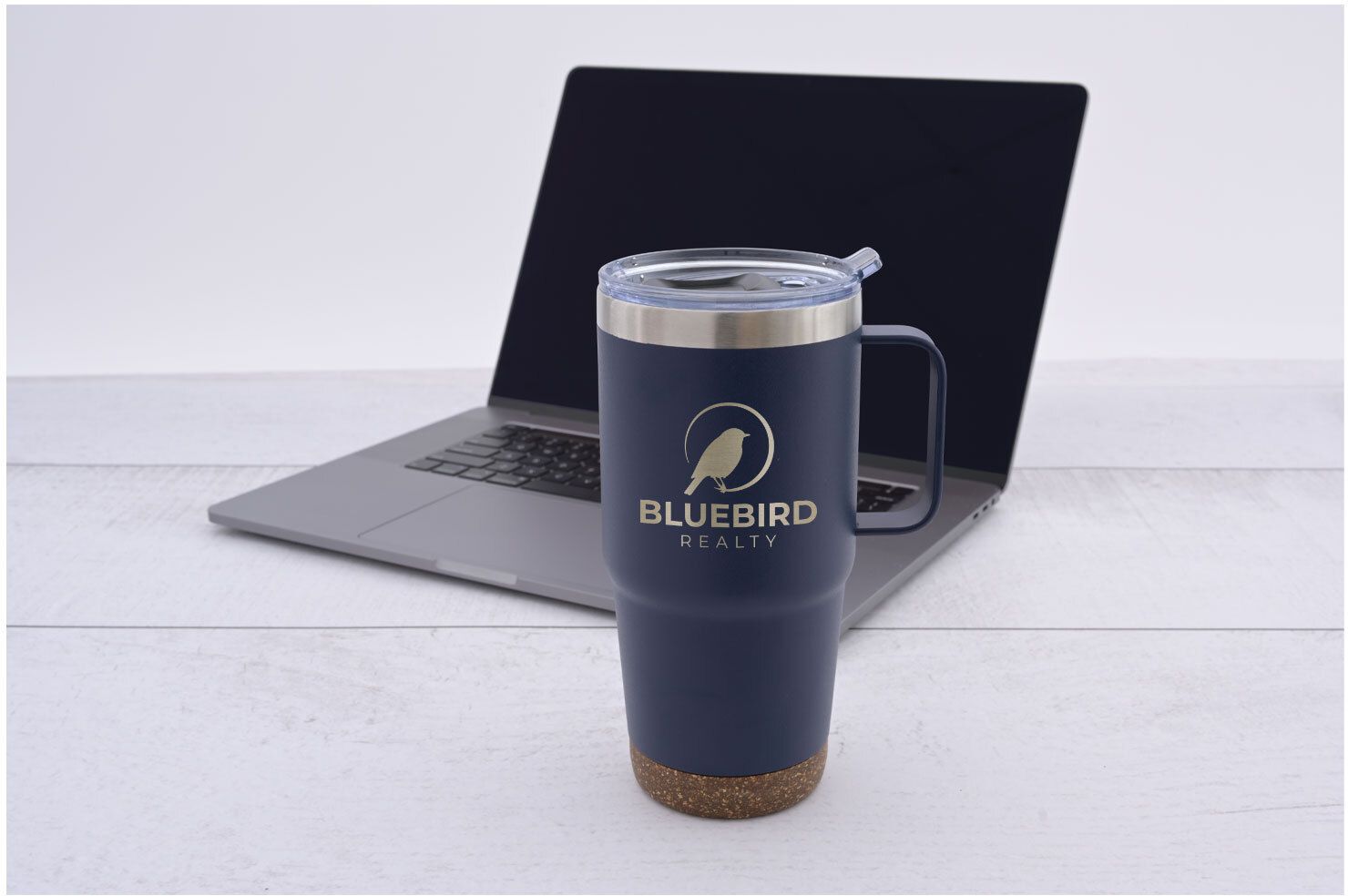 SARATOGA POWDER CORK BOTTOM MUG 24 OZ 5