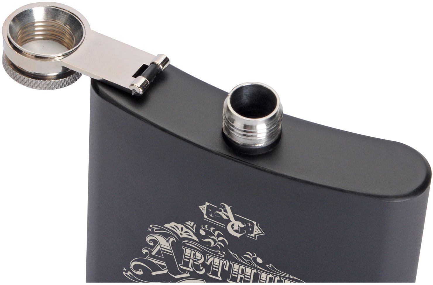 SARATOGA STAINLESS FLASK 6 OZ 7