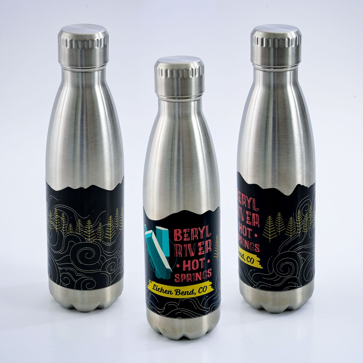 FULL COLOR SARATOGA VOYAGER STAINLESS BOTTLE 17OZ 6