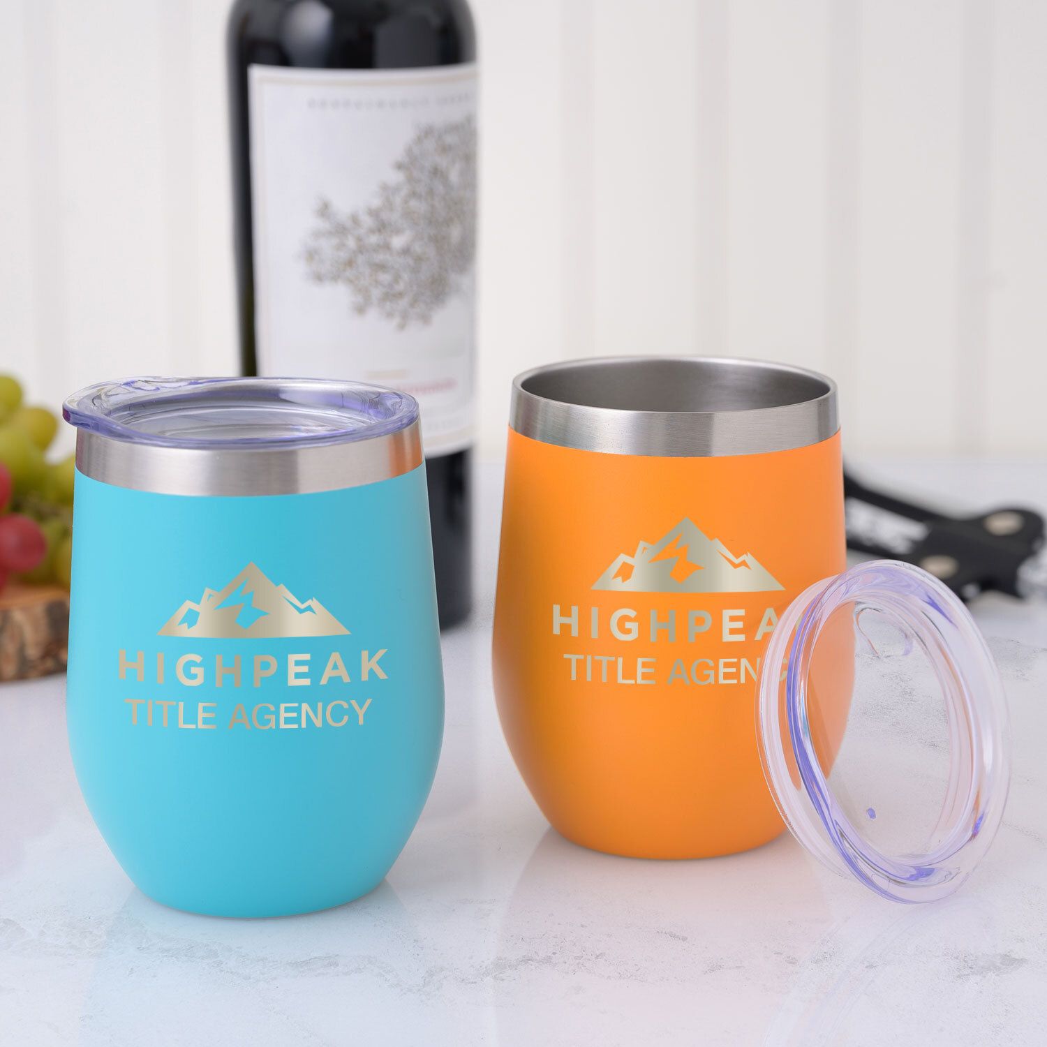 SARATOGA CRUISE STEMLESS BRITE WINE TUMBLER 12 OZ 4