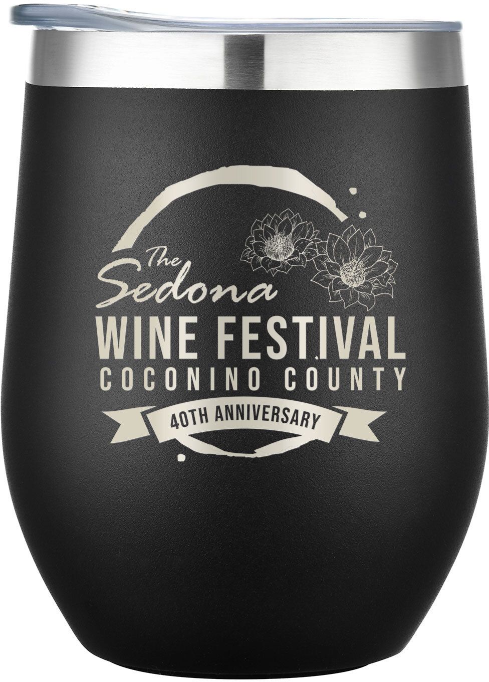 CRUISE STAINLESS STEEL WINE TUMBLER 12 OZ 2