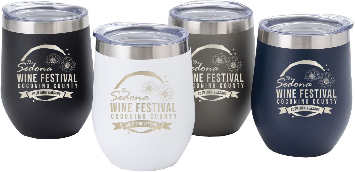 CRUISE STAINLESS STEEL WINE TUMBLER 12 OZ 9