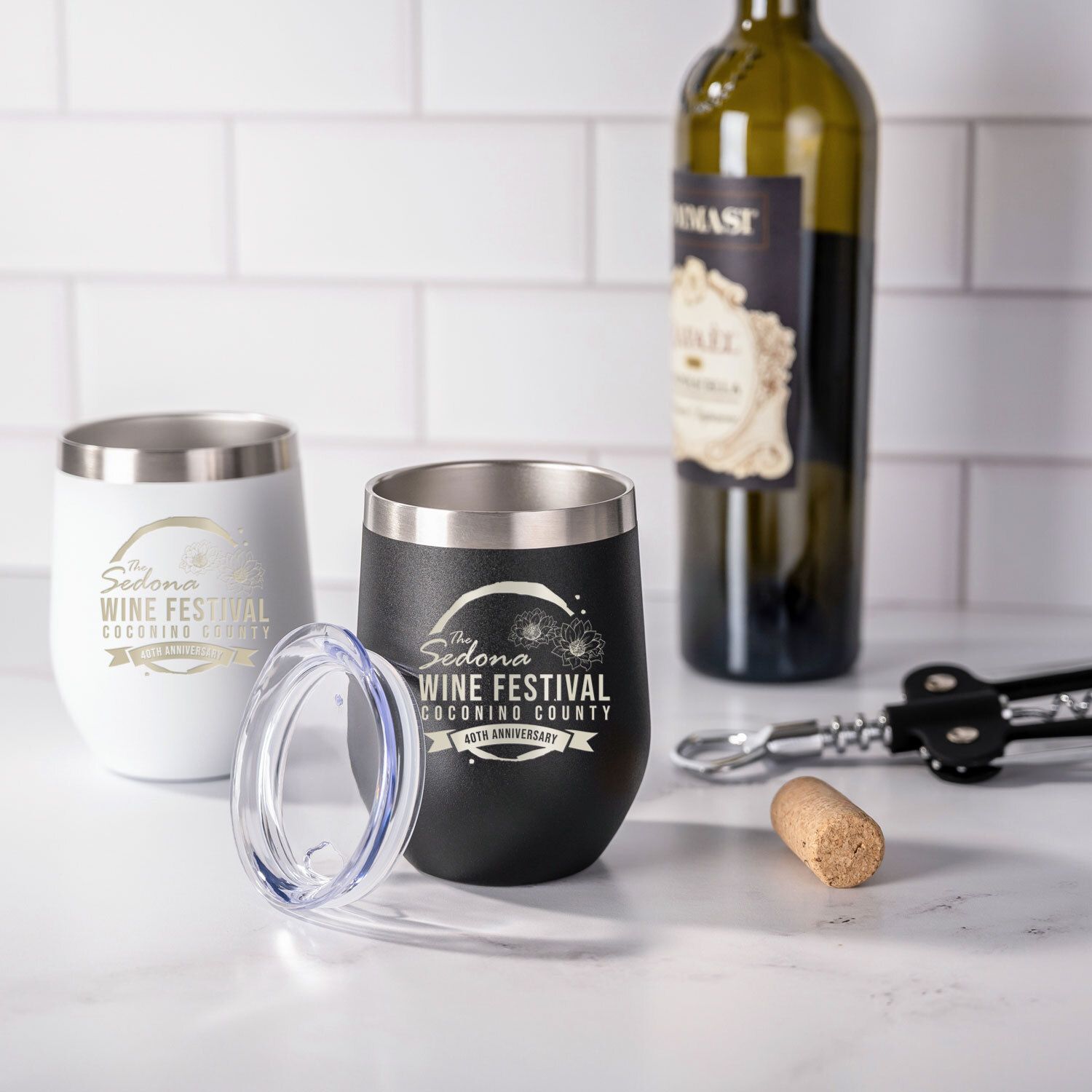 CRUISE STAINLESS STEEL WINE TUMBLER 12 OZ 4