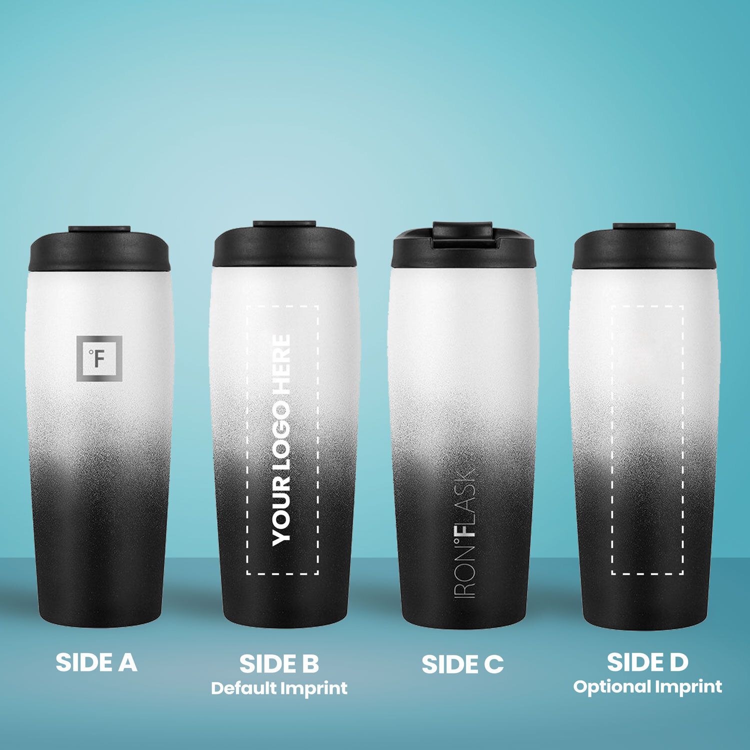 IRON FLASK NOMAD TUMBLER GRADIENT COLORS 20 OZ 4