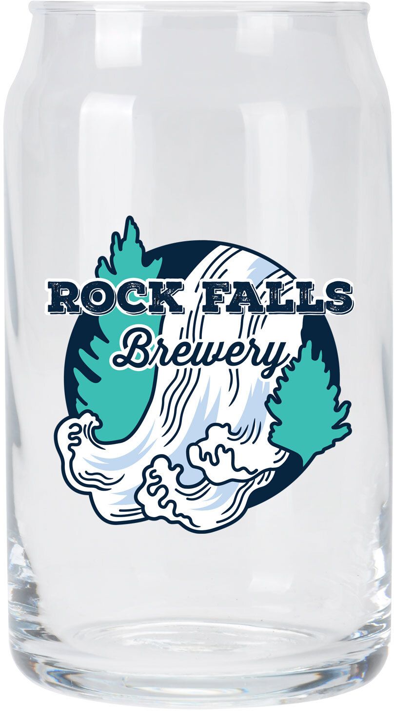 FULL COLOR CAN SHAPE GLASS 16OZ 5