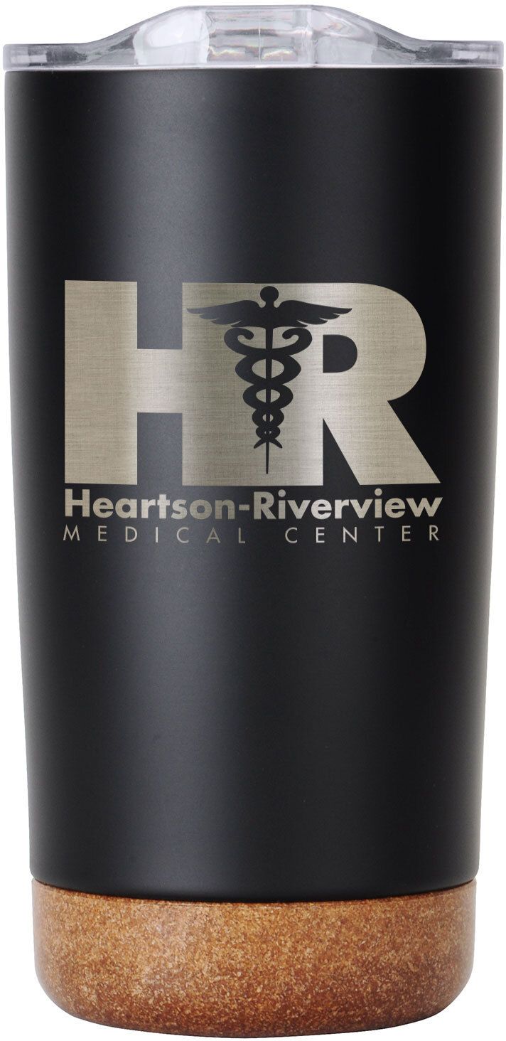 SARATOGA CORK BOTTOM STAINLESS TUMBLER 18 OZ 3