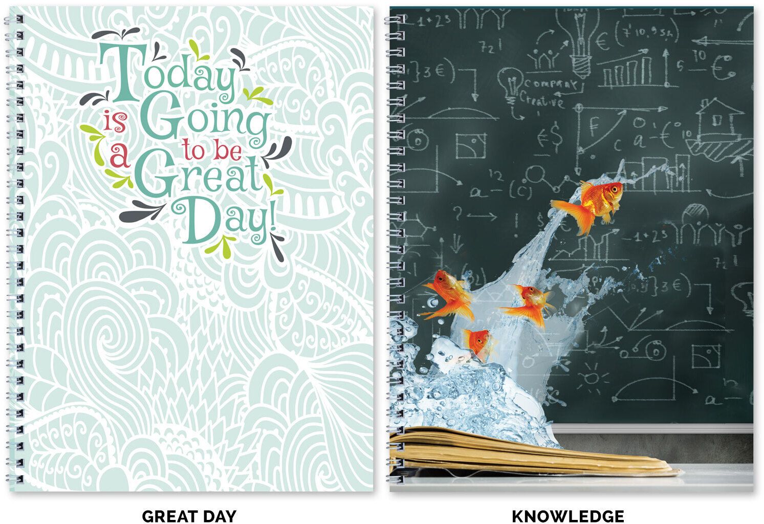 CUSTOM FULL COLOR SPIRAL ACADEMIC PLANNER 7