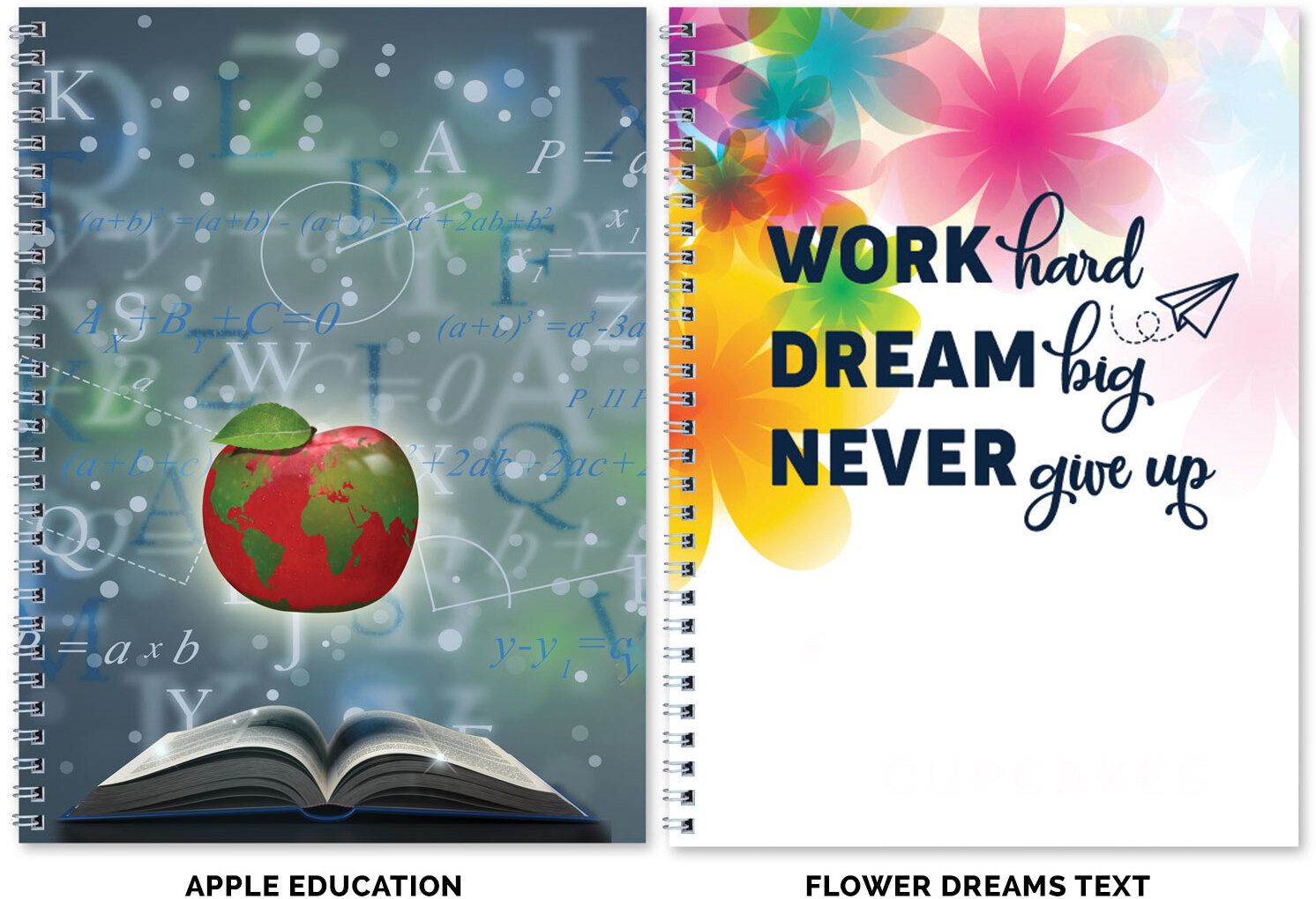 CUSTOM FULL COLOR SPIRAL ACADEMIC PLANNER 8