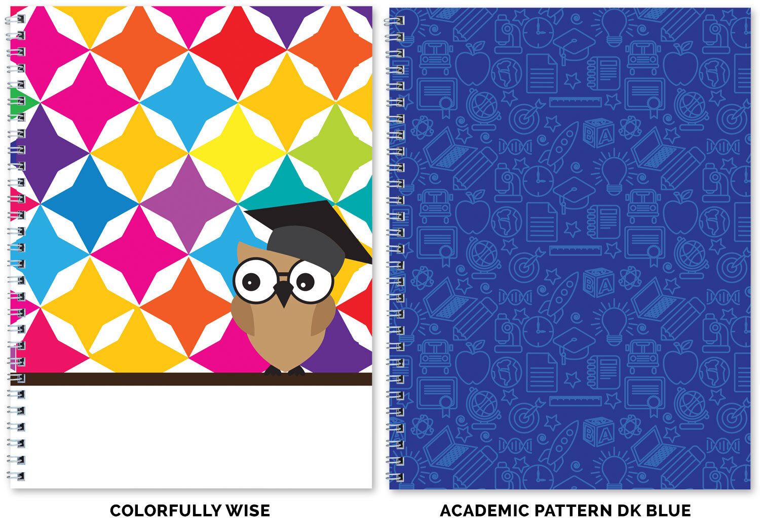 CUSTOM FULL COLOR SPIRAL ACADEMIC PLANNER 9