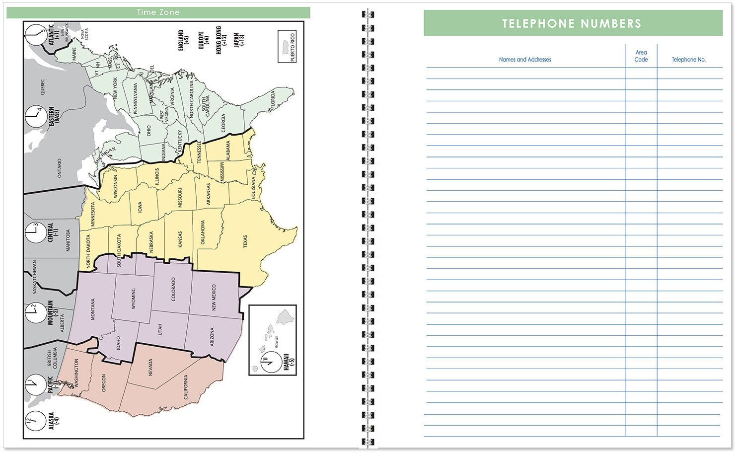 FULL COLOR ACADEMIC 7X10 PLANNER COLORED INSERT 9