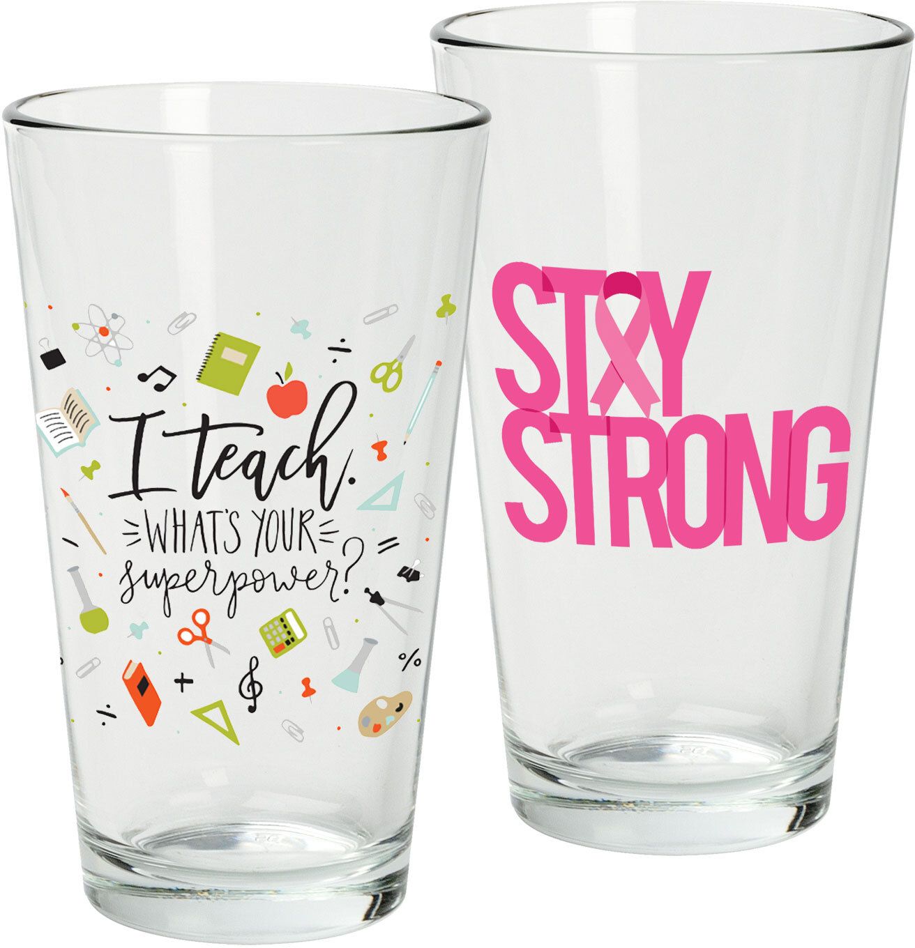 FULL COLOR WRAP PINT GLASS 16 OZ 5