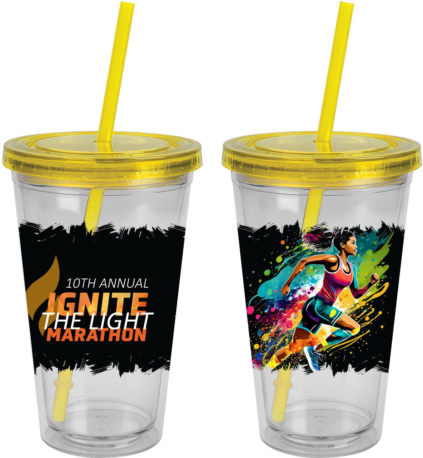 FULL COLOR WRAP SUNSPLASH TUMBLER 16 OZ 10