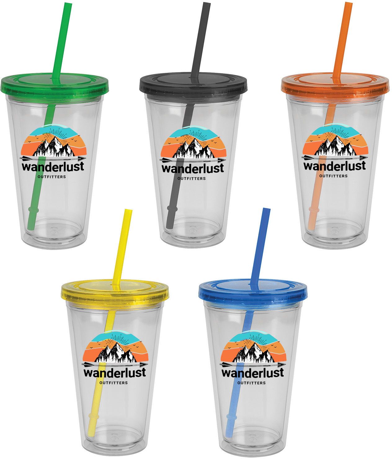 FULL COLOR WRAP SUNSPLASH TUMBLER 16 OZ 5