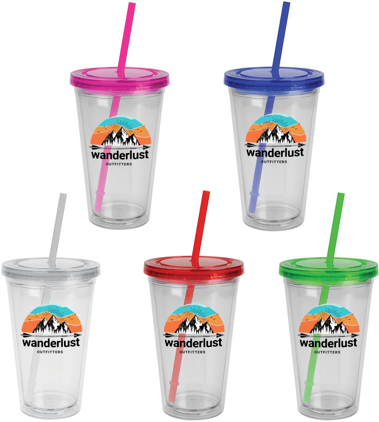 FULL COLOR WRAP SUNSPLASH TUMBLER 16 OZ 6