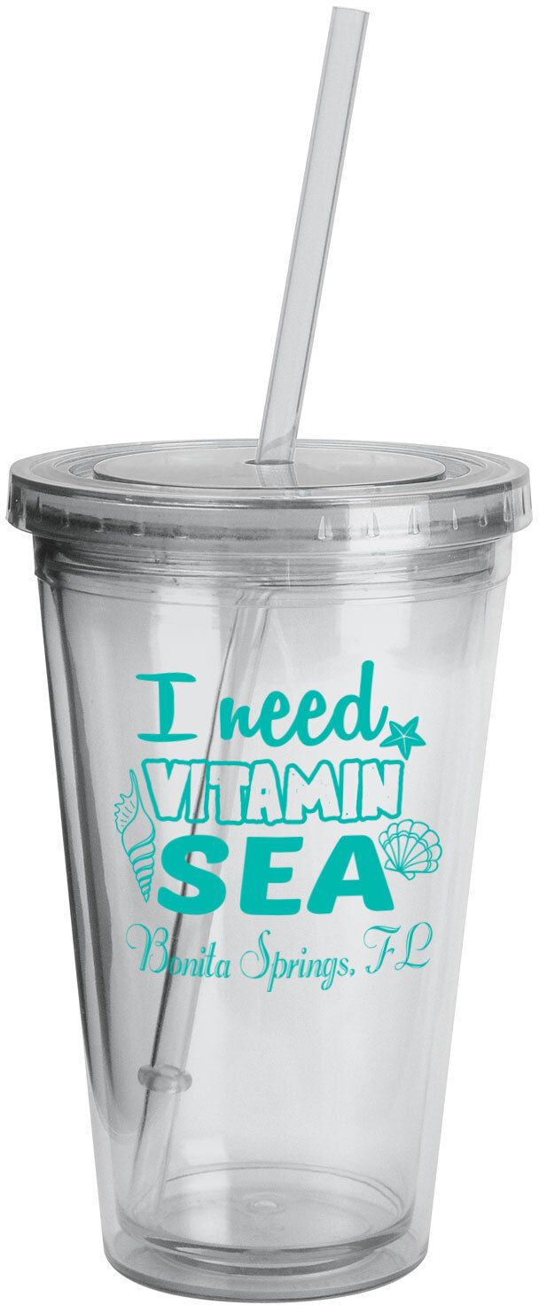 SUNSPLASH TUMBLER W/STRAW 16 OZ. 4