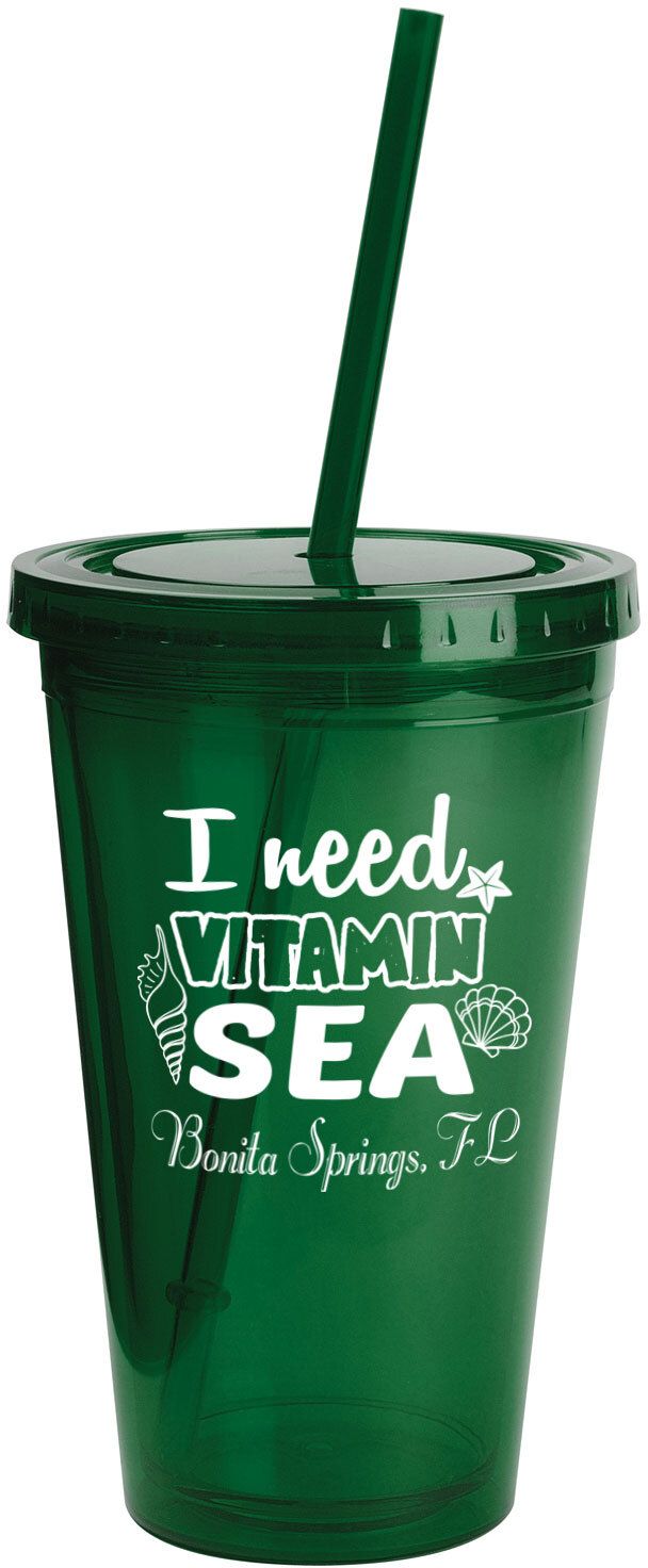 SUNSPLASH TUMBLER W/STRAW 16 OZ. 15