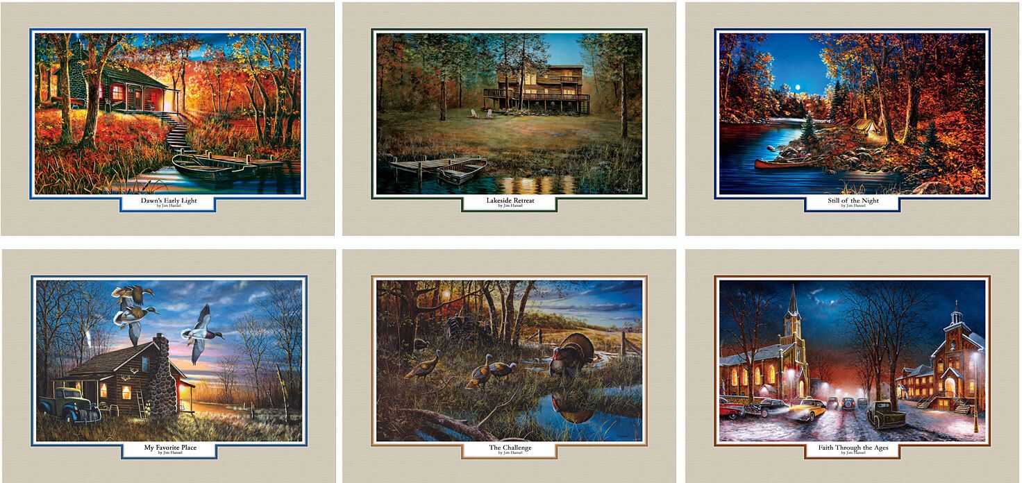 WOODLAND STAPLED WALL CALENDAR 6