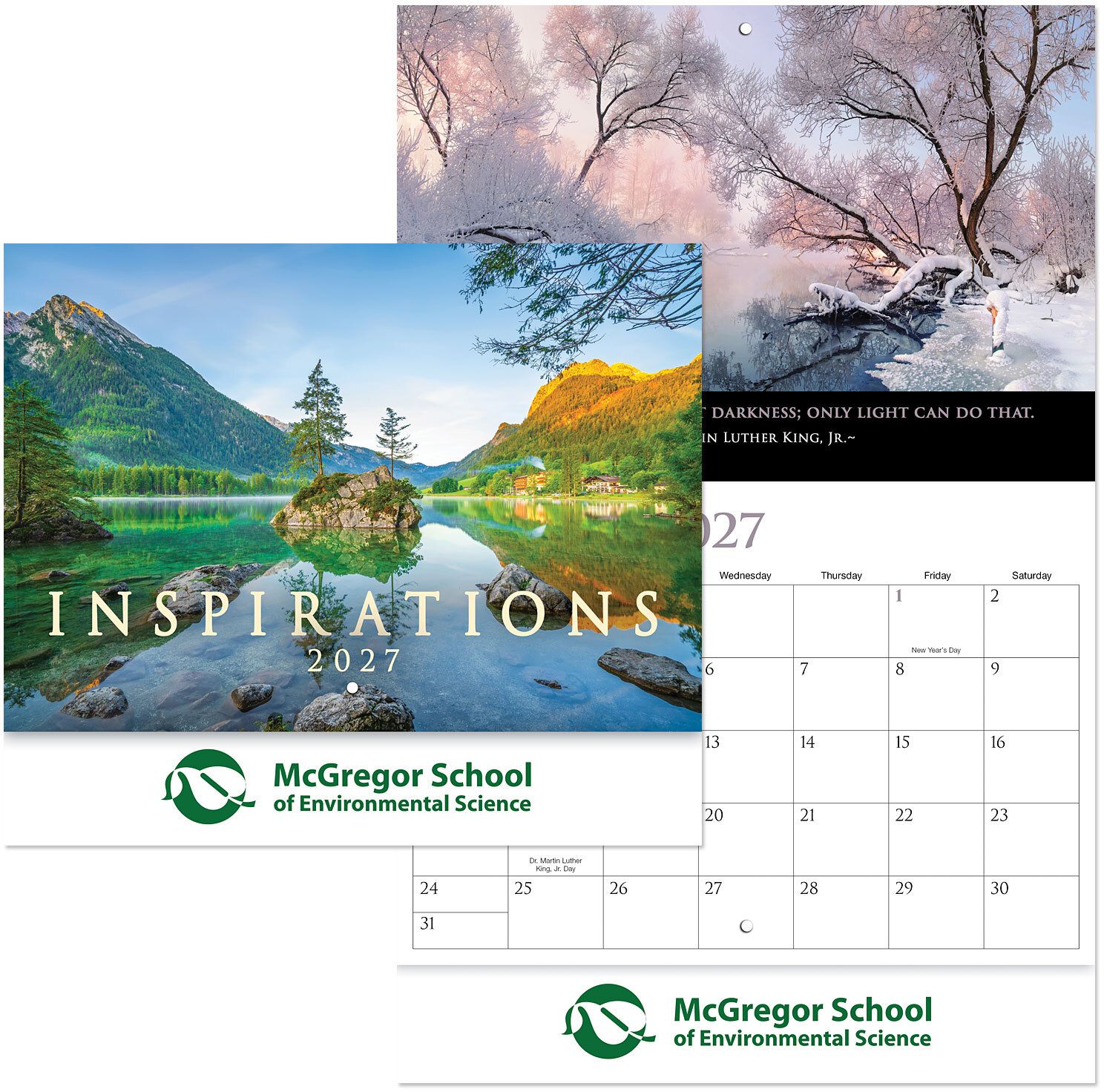 INSPIRATIONS STAPLED WALL CALENDAR 2