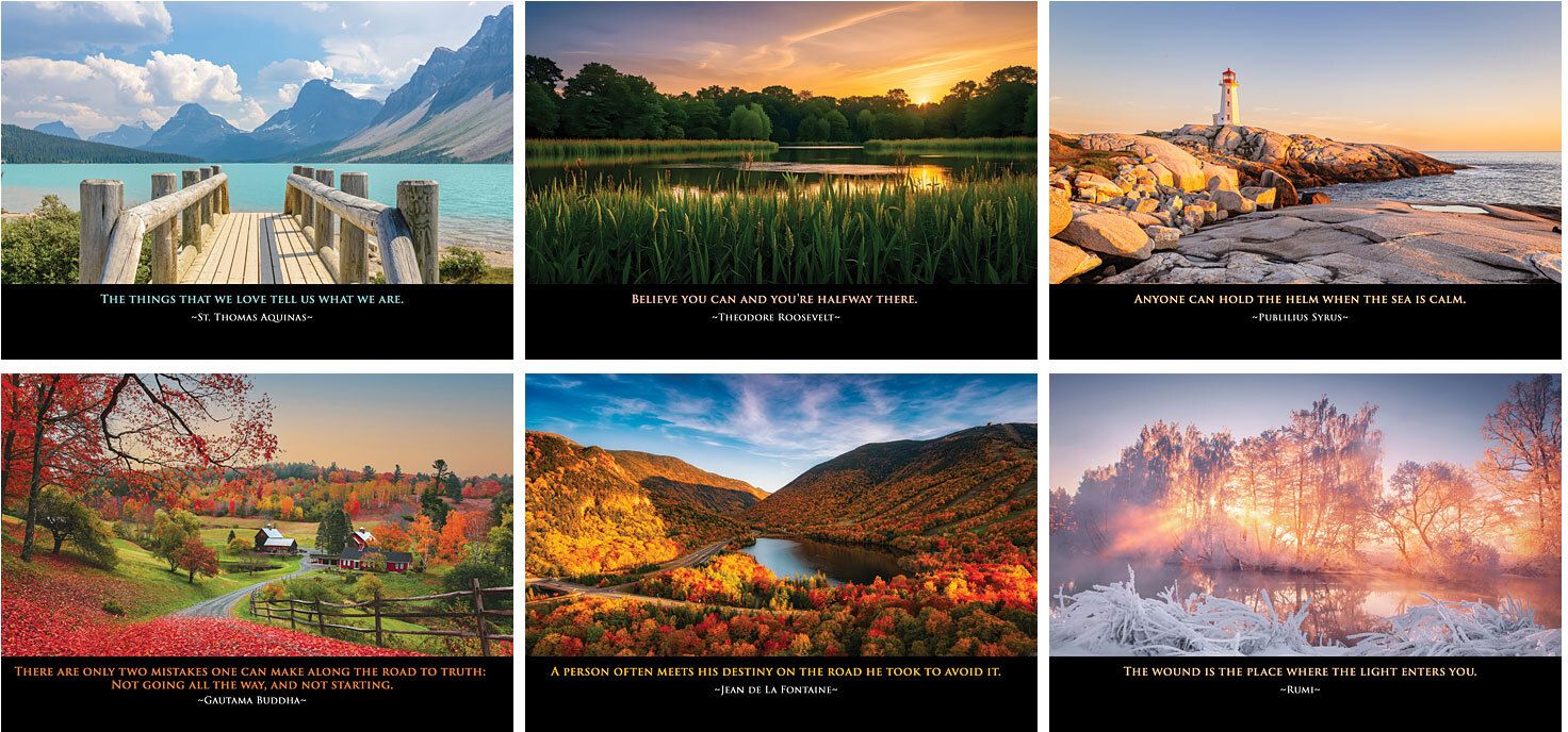 INSPIRATIONS STAPLED WALL CALENDAR 5