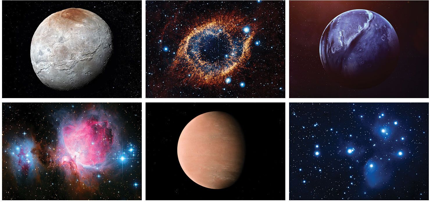 LUXE IMAGES FROM SPACE SPIRAL WALL CALENDAR 3