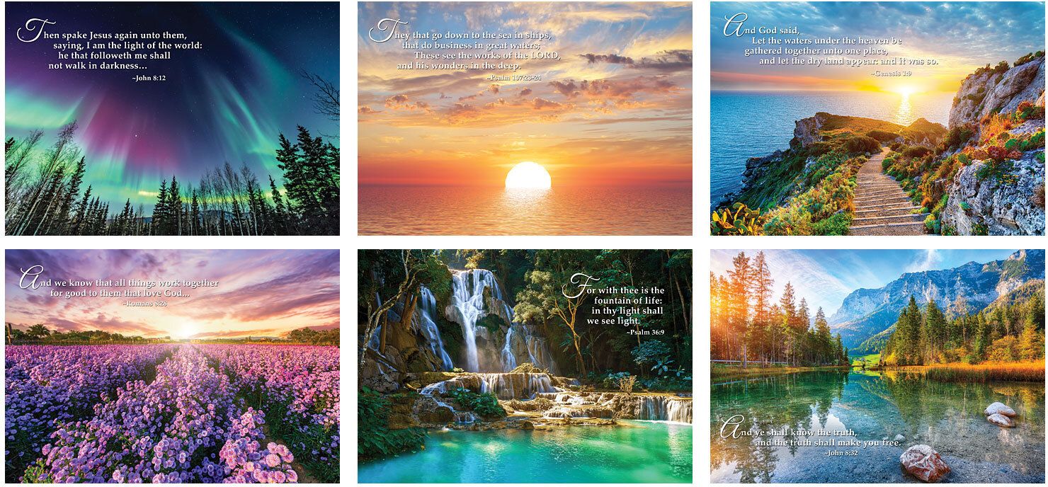 CHRISTIAN GRACE SPIRAL WALL CALENDAR 11